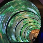展厅设计方案中的时光隧道装置