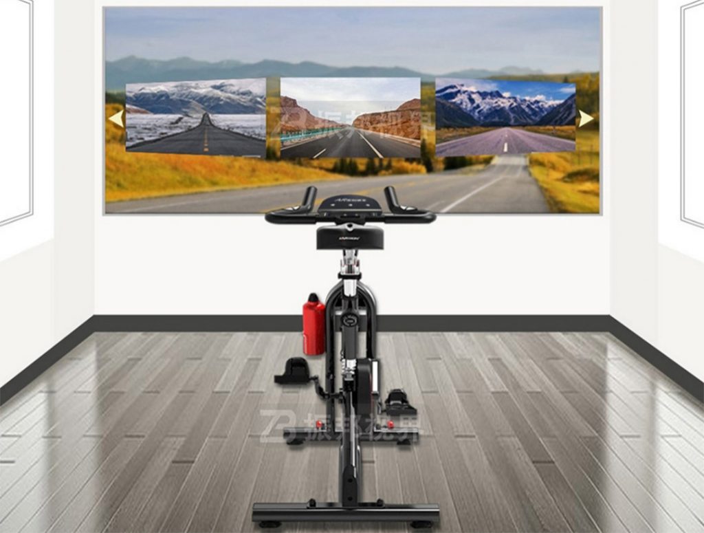 AR互动自行车场景选择