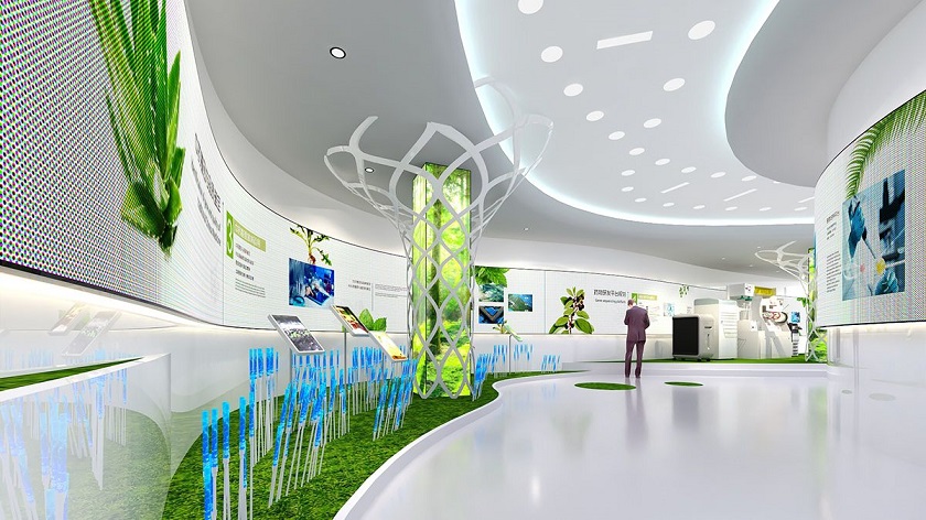 环保科普展厅设计效果图