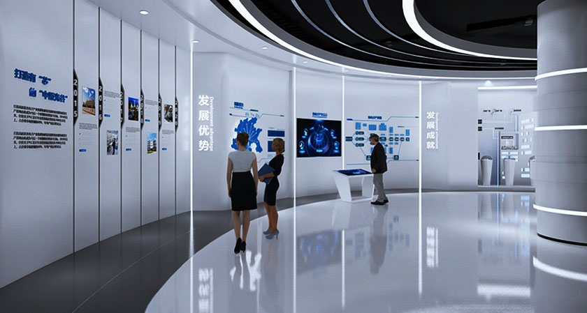 企业产品展厅中的多媒体互动设计