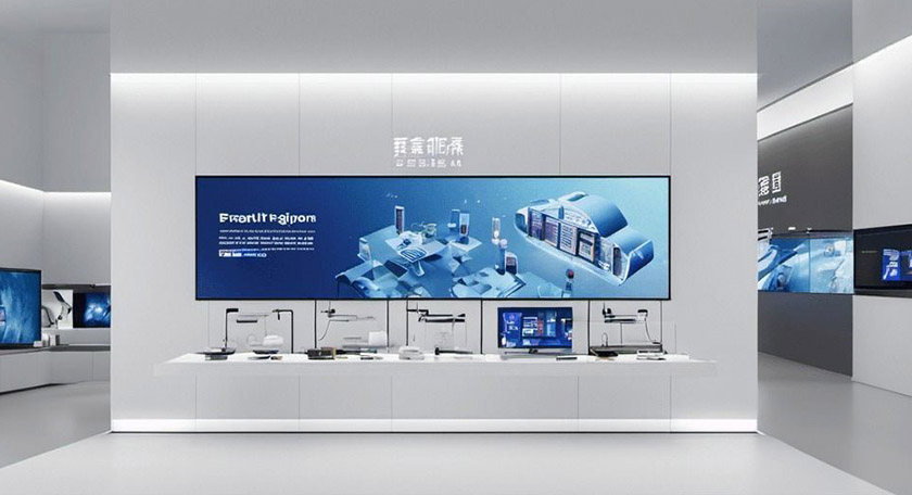 新能源展厅大屏展示装置