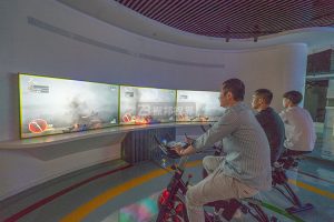 针对不同主题和风格的展厅设计，AR互动单车有哪些创意应用方案？