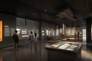 廉政教育展厅巧妙运用多媒体技术，打造沉浸式体验以强化廉洁教育。